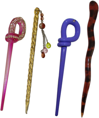 

Shuru combo of juda sticks Bun Stick(Multicolor)