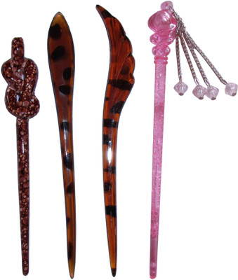 

Rusk combo of juda sticks Hair Accessory Set(Multicolor)