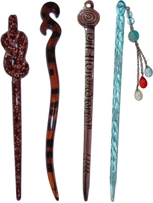 

Creat combo of juda sticks Hair Accessory Set(Multicolor)