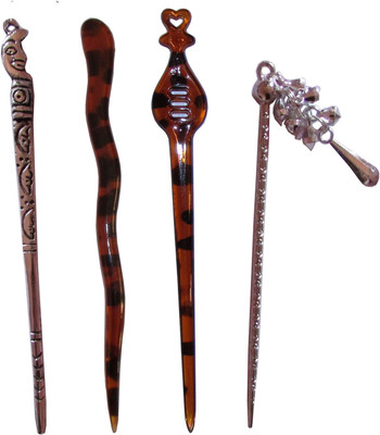 

Rusk combo of juda sticks Hair Accessory Set(Multicolor)