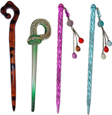 

Hero combo of juda sticks Hair Accessory Set(Multicolor)