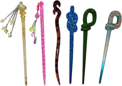 

Mikku combo of Bun sticks Bun Stick(Multicolor)