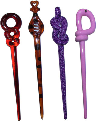 

Shuru combo of Bun sticks Bun Stick(Multicolor)