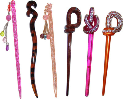 

Mikku combo of Bun sticks Bun Stick(Multicolor)