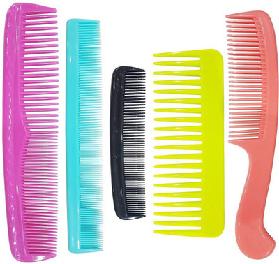 

Confidence 5Pcs (Multicolor) - Good Looks Combo, Detangling, Dressing & Pocket Combs, Beauty, Hair Care & Styling, Hair Styling Tools, Combs