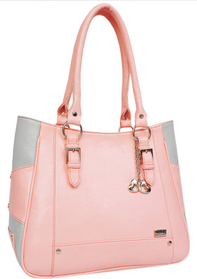 

Anglopanglo Hand-held Bag(Grey, Pink)