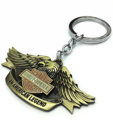 

Shubheksha Harley Davidson Golden Metallic Key Chain Key Chain