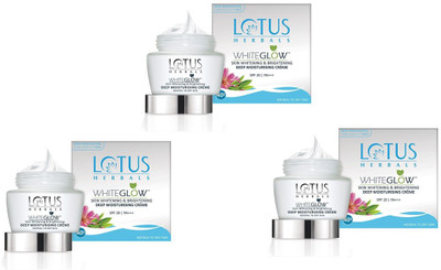 

Lotus Skin Whitening & Brightening Deep Moisturising Crème SPF-20 PA+++ ( 40 g * 3 )(120 g)