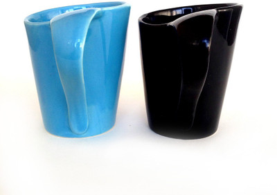 

Indeavour INDCR1966 Ceramic Mug(180 ml, Pack of 2), Multicolor