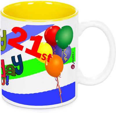 

Indeavour I1299 Ceramic Mug(180 ml), Multicolor