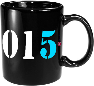 

Indeavour I1285 Ceramic Mug(180 ml), Black