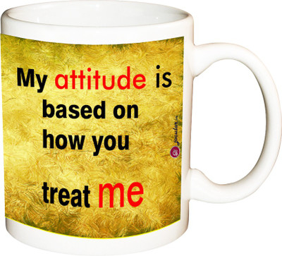 

Indeavour I1264 Ceramic Mug(180 ml), White