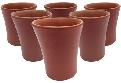 

Indeavour INDCR1112 Ceramic Mug(150 ml, Pack of 6), Brown