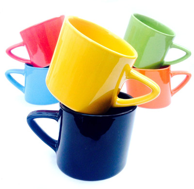 Indeavour INDSW1670 Ceramic Mug(180 ml, Pack of 6), Multicolor