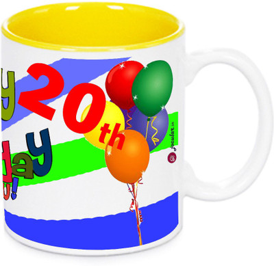 

Indeavour I1298 Ceramic Mug(180 ml), Multicolor