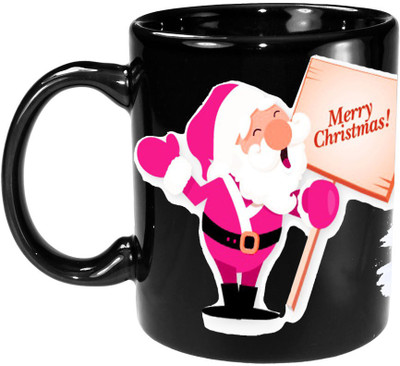 

Indeavour I1311 Ceramic Mug(180 ml), Black