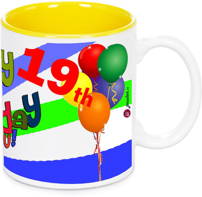 

Indeavour I1297 Ceramic Mug(180 ml), Multicolor