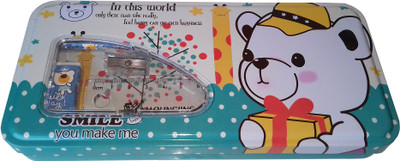 

kidoz kingdom TEDDY TEDDY PENCIL BOX Art Metal Pencil Box(Set of 1, Multicolor)