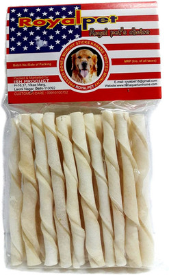 

ROYAL PET Twist Sticks 275g I Chews For Cleaning Strengthening Dog Teeth Reducing Tartar Build Up | 275 g Dry Dog Food