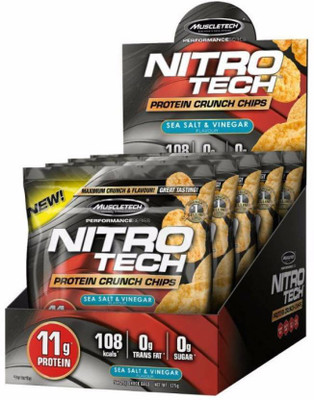 

Muscletech Performance Series Nitrotech Chrunch Protein Chips(125 g, Sea Salt and Vinegar)