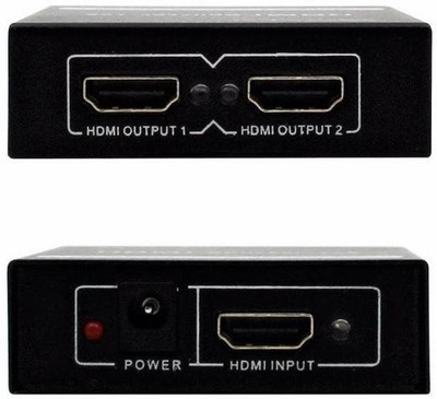Adnet High Quality 2 Port Manual Hdmi Switch Splitter Media Streaming Device Media Streaming Device(Black)