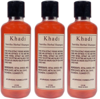 

Khadi Herbal SATRITHA SHAMPOO 210X3 ML.(630 ml)