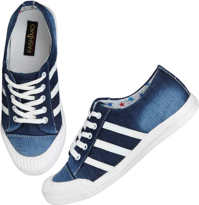 

FASHIMO Women Casual Denim Sneakers Sneakers For Women(Blue
