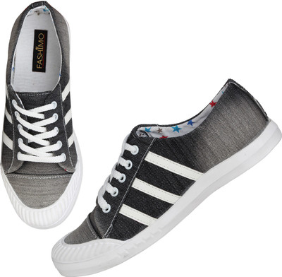 

FASHIMO Women Casual Denim Sneakers Sneakers For Women(Black