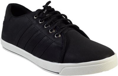 

MarcoUno BLACK COLOUR CASUAL SHOES Canvas Shoes For Men(Black