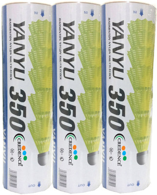 

Credence Yanyu 350 Nylon Shuttle - Green(Medium, 77, Pack of 18)