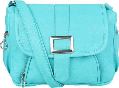 

SAHAL Women Casual Blue PU Sling Bag