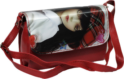 

tavin kart Women Casual Red PU Sling Bag