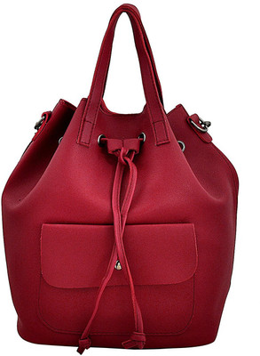 vogice Women Casual Red PU Sling Bag