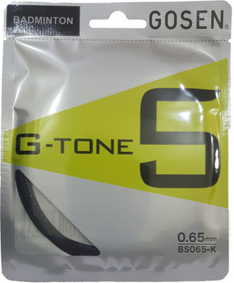 

Gosen G-Tone 0.65 Badminton String - 10 m(Black)