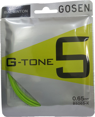 Gosen G-Tone 0.65 Badminton String - 10 m(Green)