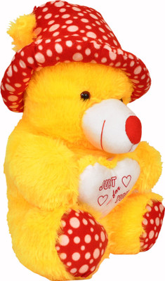 

ANGELS STORE MULTICOLOR TEDDY BEAR - 70 cm(Yellow)