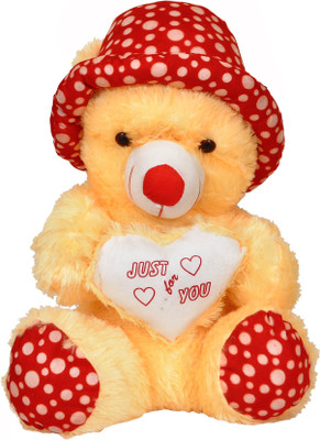 

ANGELS STORE Muticolor Cap Teddy Bear-45 cm - 45 cm(Multicolor)