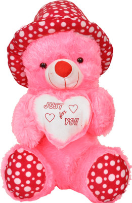 

Angels Store Multicolor Cap Teddy Bear 3 Feet - 5 inch(Pink)