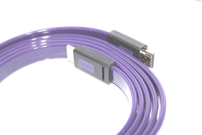 

Technology Ahead TV-out Cable IMPORTED FLAT GOLDEN PLATED HIGH SPEED HDMI CABLE(Violet, For TV)