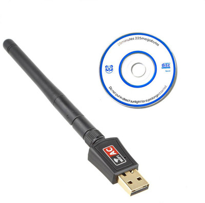 

NeroEdge USB WiFi Dongle with Antenna USB Adapter(Black)
