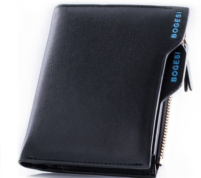 

Everbuy Women Black Genuine Leather Wallet(7 Card Slots)