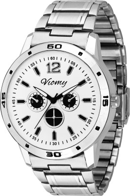 VIOMY GC1001 - STYLISH WHITE DIAL CHRONOGRAPHY PATTERN FOR MENS & BOYS Watch  - For Men   Watches  (VIOMY)