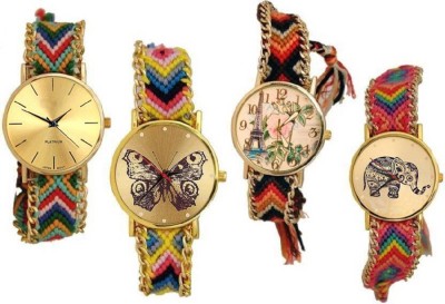 indium PS0240PS NEW GIRL WATCHES IN DIFFERENT COLORS WITH BUTTERFLY,ELEPHANT AND EIFFEL TOWER DESIGNS Watch  - For Girls   Watches  (INDIUM)