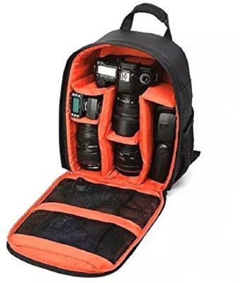 

Aeoss Professional Fashion Camera Bag DSLR Backpack Waterproof Travel Large Size Multifunctional Backbag Water Resistant for Sony Canon Nikon Olympus Lens Tripod and Accessories Men Women Camera Bag(Orange)