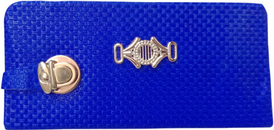 

Haryana Craft Casual Blue Clutch
