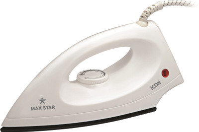 

Maxstar DI04 Icon Dry Iron(White, Silver), Silver;white