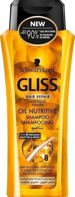 

Schwarzkopf Gliss Hair Repair with Liquid Keratin Oil Nutritive Shampoo(400 ml)
