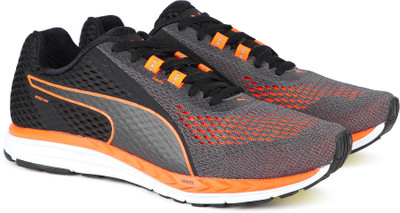 

Puma Speed 500 IGNITE 2 Running Shoes For Men(Black, Puma black-shocking o