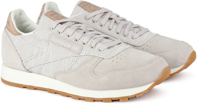 

REEBOK CL LEATHER EBK Sneakers For Men(Beige, Grey, Sandstone/chalk-gum