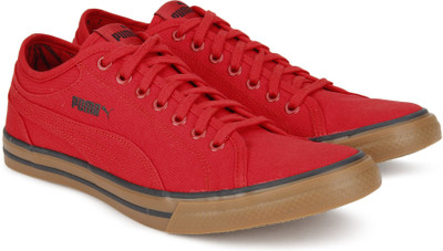 

Puma Yale Gum Solid IDP Sneakers For Men(Red, Puma black-high risk red
